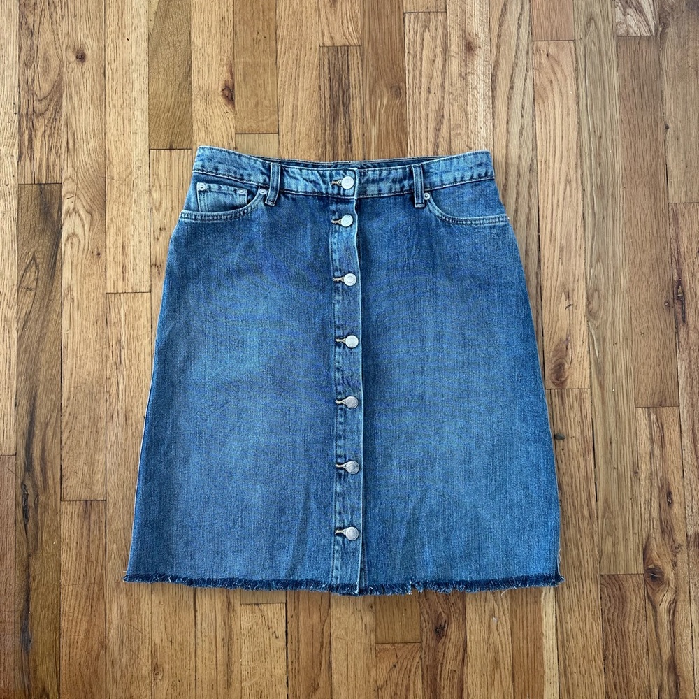 Ralph Lauren Blue Denim Pencil Skirt